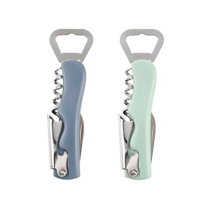 China Creative Universal Kitchenware Stainless Steel Corkscrew Bottle Opener For Hot Sale for sale