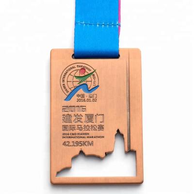 China China factory cheap custom wholesale custom marathon sports kids running medals for sale