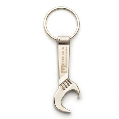 China Durable Key Key Custom Shaped Function Empty Metal Bottle Opener Key Chain for sale