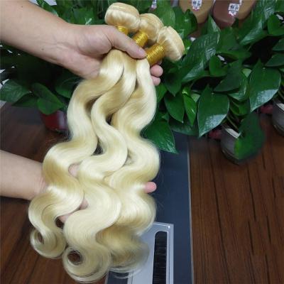 China Good Quality Human Raw Virgin Brazilian Hair Bundles Wholesale Price Body Wave Hair Wig 613 Bundles for sale