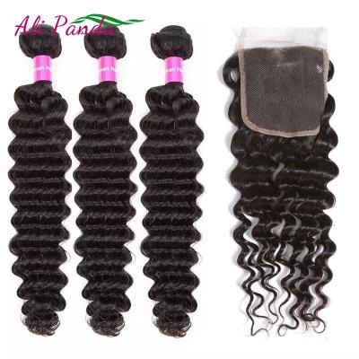 China Deep Wave 10a Grade Peruvian Hair Deep Wave Bundles 4 Bundles Deal, Global Hair Market, Qingdao Peruvian Hair In China for sale