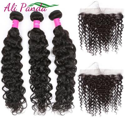 China Brazilian Virgin Deep Wave Bundles Cuticle Aligned Double Drawn Hair Raw Hair Bundles Wholesale Hair Bundles for sale