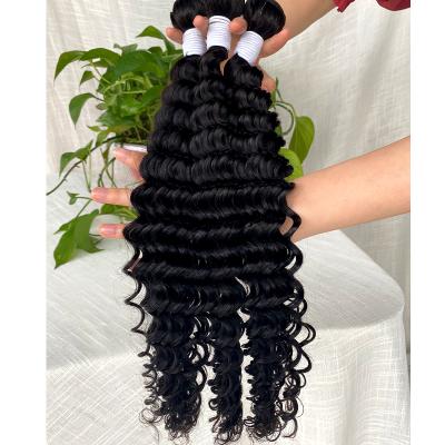 China Deep Wave Hair Weft, Free Sample 7a 22