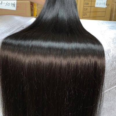 China Silky Straight Wave Raw Virgin Human Hair 10a Wholesale Bundles Double Drawn Loose Human Indian Hair 8 to 28inches Brazilian Hair Weave for sale