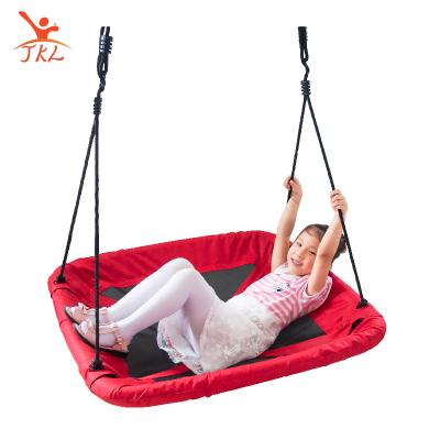 China Super Comfortable With Quick Link Hook Swing On A Tree Rectangular Hanging Kids Outdoor Swing Portable Swing Playground for sale