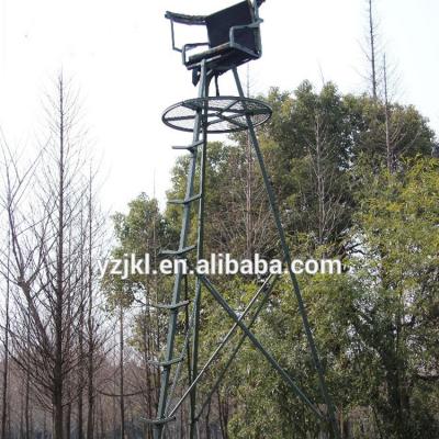 China Outdoor competition steel price tube hunting tree stands tripod treestands for one person for sale