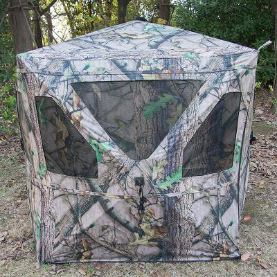 China Custom Hunting Designs Multifunctional Square Camouflage Hunting Tent Capable of 360 Observation and Shooting for sale