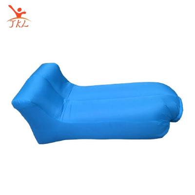 China Standard Polyester Beach Couch Outdoor Camping Bed Folding Portable Inflatable Sleeping Bag Bed for sale