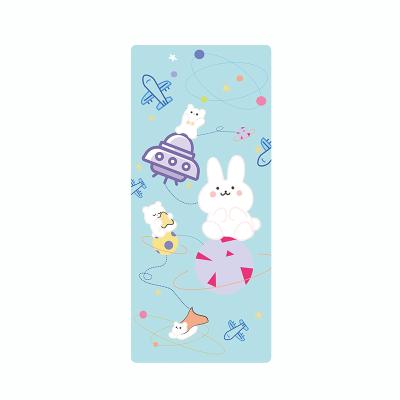 China Cheap Girls Mats Cartoon Printed Durable New Fashion Kid Yoga Mat For Kids for sale