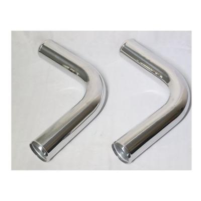 China T-304 Stainless Steel Mirror Intercooler Polishing Polishing Tubing Bends 90 Degree Pipe for sale