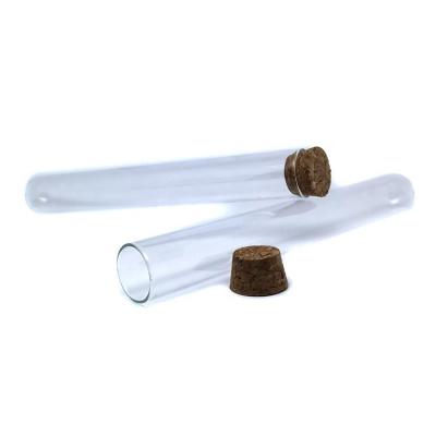 China Wholesale Food Glass Test Tube With Cork Lids For Lab Test Bath Salt Candy Tube for sale