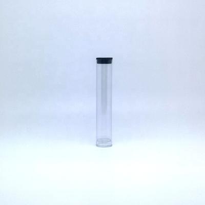 China Wholesale 13mm*70mm pp plastic food tube for cigar pre rolled package silicone cap cone paper tubes for sale