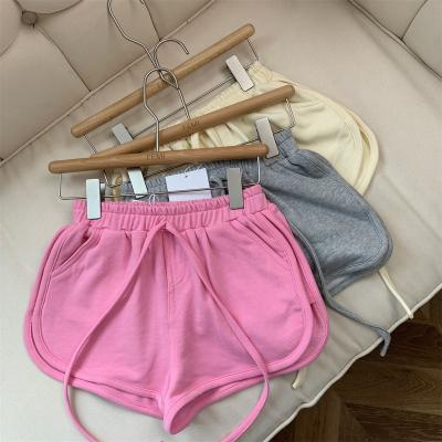 China QUICK DRY Sports Shorts Women's Summer Street Style High Waist Loose And Thin A-Line Hot Pants Wide Leg Pants Casual Sweat Shorts Women for sale