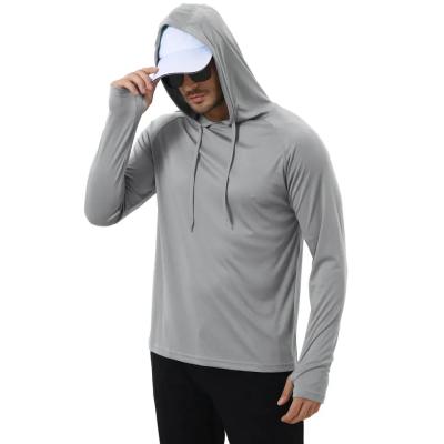 China Anti-wrinkle Running Sports Fitness Hoodies Long Sleeve Street Wear Pullover Blank  Long Sleeve Lightweight Manufacturer wholesale for sale