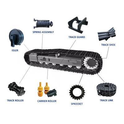 China Building Material Shops China Undercarriage Chain Parts Ex200 700mm 800mm Bulldozer D85 Excavator Track Shoe Assembly for sale