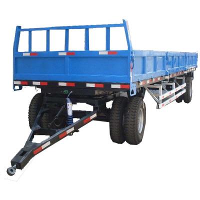 China Small Farm Walking Tractor 12-18hp 1-1.5t Mini Agriculture Farm Trailer Agricultural Equipment for sale