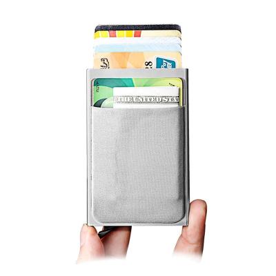 China Hot Selling Minimalist Anti RFID Factory Price Small Credit Card Holder Wallet With Money Pocket Super Slim RFID Wallet Minimalist Wallet for sale