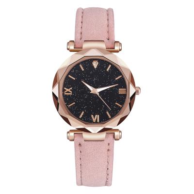 China Custom Band Classic Ladies Chronograph Watch PU Quartz Watch Women Relogio Feminino Leather OEM Wristwatches~ for sale