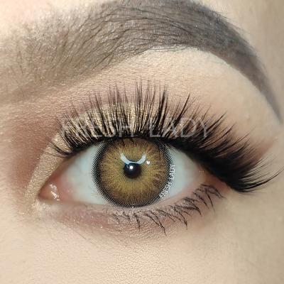 China Hema+nvp Laingguo Cool Lady Neptune Collection Small Brown Color Contacts for sale