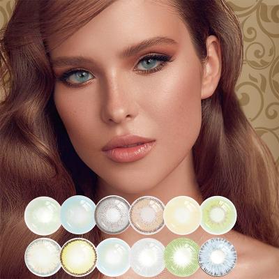 China Hema+NVP Liangguo Lady Starshine Fresh Factory Color Annual Direct Soft Contact Lenses for sale