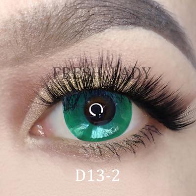 China HEMA+NVP Liangguo Circle Cool Lady Green Ringot Contacts Halloween for sale