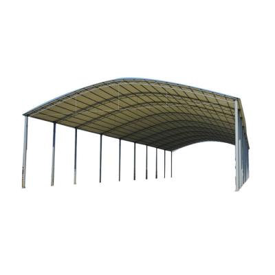 China Steel Structure Road Engineering Materials Processing Shed for sale