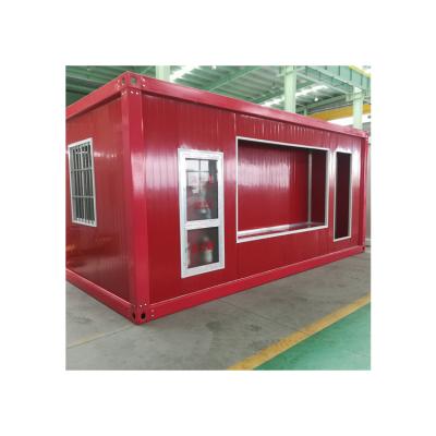 China Steel Structure Container Building Modular Hot Selling Single Prefab House for sale