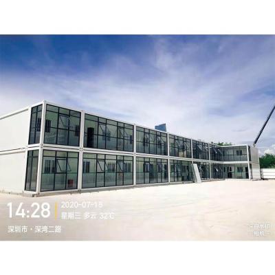 China Modern Medical Clinic Flat Pack Container For Isolation Room Isolation White Sale OEM Customized PVC Box Outer Glass ROHS Time for sale