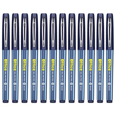 China Baoke Normal Capacity Jumbo Gel Pen 1.0mm Office Smooth Gel Ink Pen With Metal Clip for sale