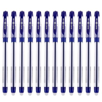 China Normal Wholesale Hot Erasable Transparent Dark Blue Erasable Pen Gel Ink Pen Gel 0.5mm Blue Black Gel Ink for sale