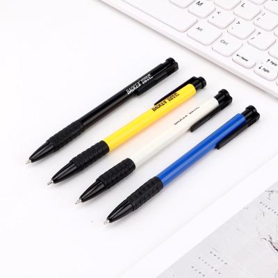 China Fluently Writing Rubber Grip Ballpoint Pen Comfortable Wholesale Ballpoint Pen Plastic Blue Ballpoint Pen for sale