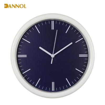 China Custom Lens (No Glass) Wall Clock From China Cheap Round Plastic Quartz Plastic Promotional Wall Clock for sale