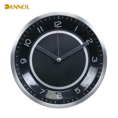 China Printing On Plastic Dial Wall Deco Modern Home Products 12 Inch Quartz Metal German Style 3D Wall Clock For Men for sale