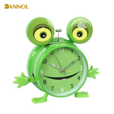 China shape animal & Sound Alarm Kids Quartz Metal Table Frog Voice Alarm Funny Frog Clock / Frosch Wecker for sale