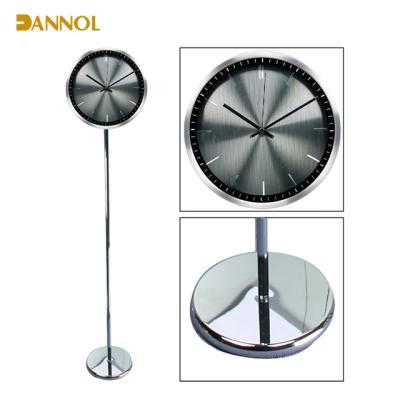 China Floor Standing China Modern Household Dots 150cm Floor Clock Metal Case And Metal Face for sale