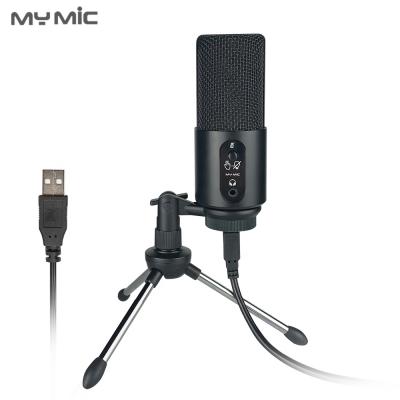 China MY New Design W110 Gaming USB Microphone 192KHz Professional Desktop Studio MIC Handheld Microphone for Computer Voice Recording Podcasting for sale