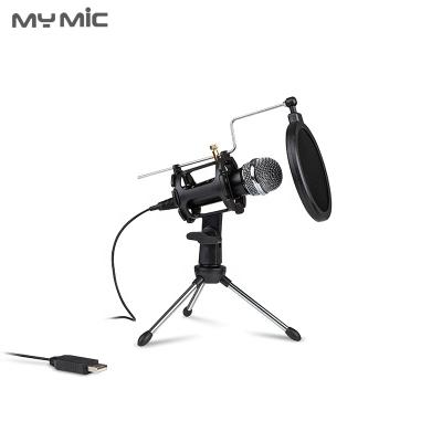 China MY MIC CM01U Cheap Condenser USB Microphone Light Weight Desktop Used Portable MIC For Computer Game for sale