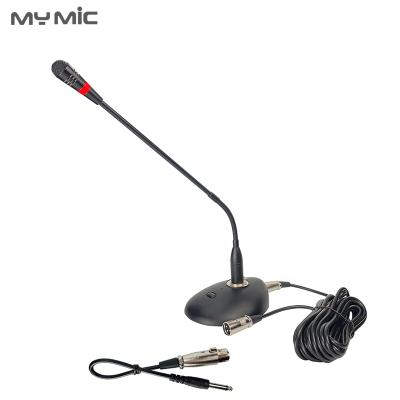 China Removable Rod MY MIC EJ06 Conference Gooseneck Microphone Condenser XLR Removable Gooseneck MIC For Meeting Room Speech Recording Desk Used for sale