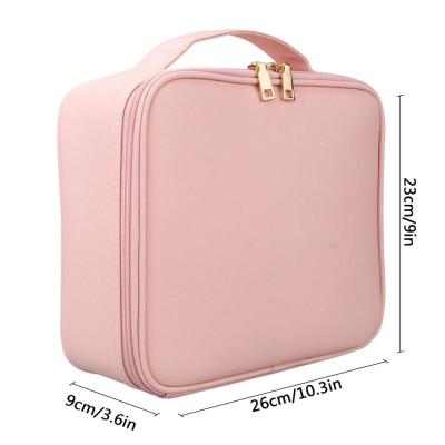 China Dress Travel Makeup Train Case Makeup Cosmetic Case Organizer Portable Artist Storage Bag for sale