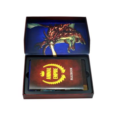 China High Quality Wholesale Customized Paper Trading Card Game Printing Guide 2 Decks With Hard Box for sale