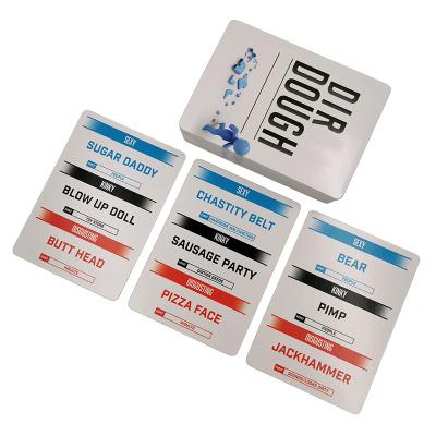 China Entertaiment Playing Cards Souvenirs/Design Your Own Custom Printed Game Card Sublimation Blank Sexy Adult Party Games Drinking Cards for sale