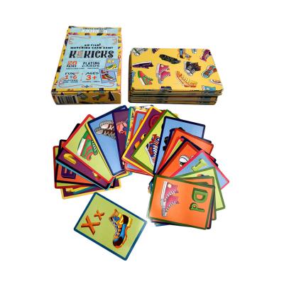 China Hot Selling Made Orcale Card Manufacturer Professional Child Flash Cards Alphabet Paper Educational Cards for sale