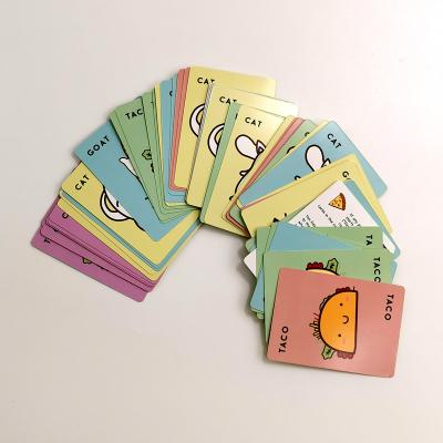 China Wholesale Paper Custom Printed Educational Sight Words Learning Kids Baby Memory Flash Cards for sale