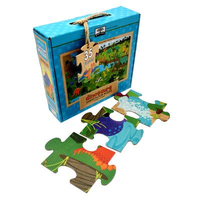 China Toy Environmentally Friendly Paper Toddlers Educational Jigsaw Floor Jigsaw World Map Jigsaw Puzzle and Game for sale