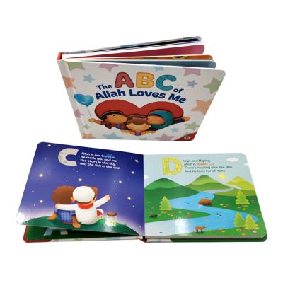 China paper & Cardboard Wholesale Custom Design Children Thick Book English Short Story Round Cardboard Corner Book With Shape Cover for sale