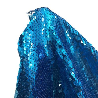 China (FA-ZP) QUICK DRY 5 mm knitted sequins low color two colored fabric for toys, costume, bags for sale