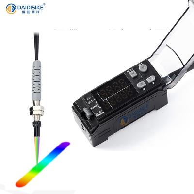 China Color Distinguish Wholesale Digital Color Diffuse Reflective Mark Rgb Sensing Color Measurement Laser Color Sensor for sale