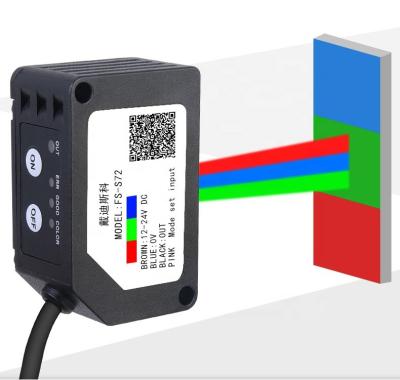 China Color distinguish industrial light sources sensor RGB contrast color photoelectric sensor from factory for sale