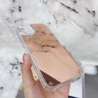 China Mirror Shockproof Top Selling Acrylic PC With TPU Cell Phone Case For iphone 13 Pro Max Case for sale