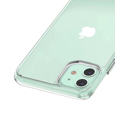 China Protect Cell Phone Shockproof Anti Slip 1.5mm Transparent Clear Acrylic PC With TPU Phone Case For iphone 11 Case for sale